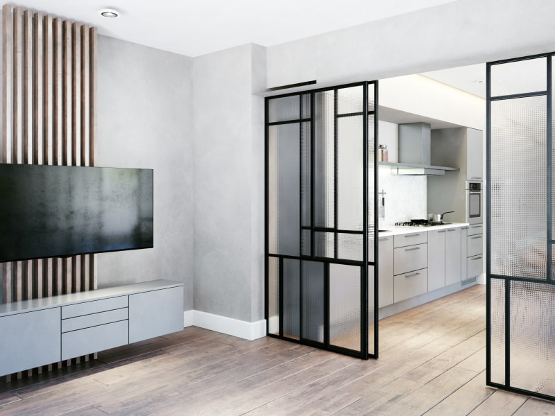 Aluminium kitchen doors