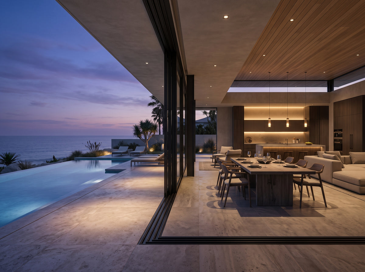 Synchronized sliding Doors