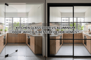 Kitchen Glass Door vs Aluminium Door: Which Is Better for HDB Homes?