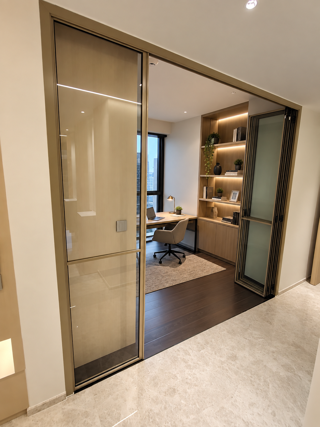 Slim Profile Bi-Fold windoors
